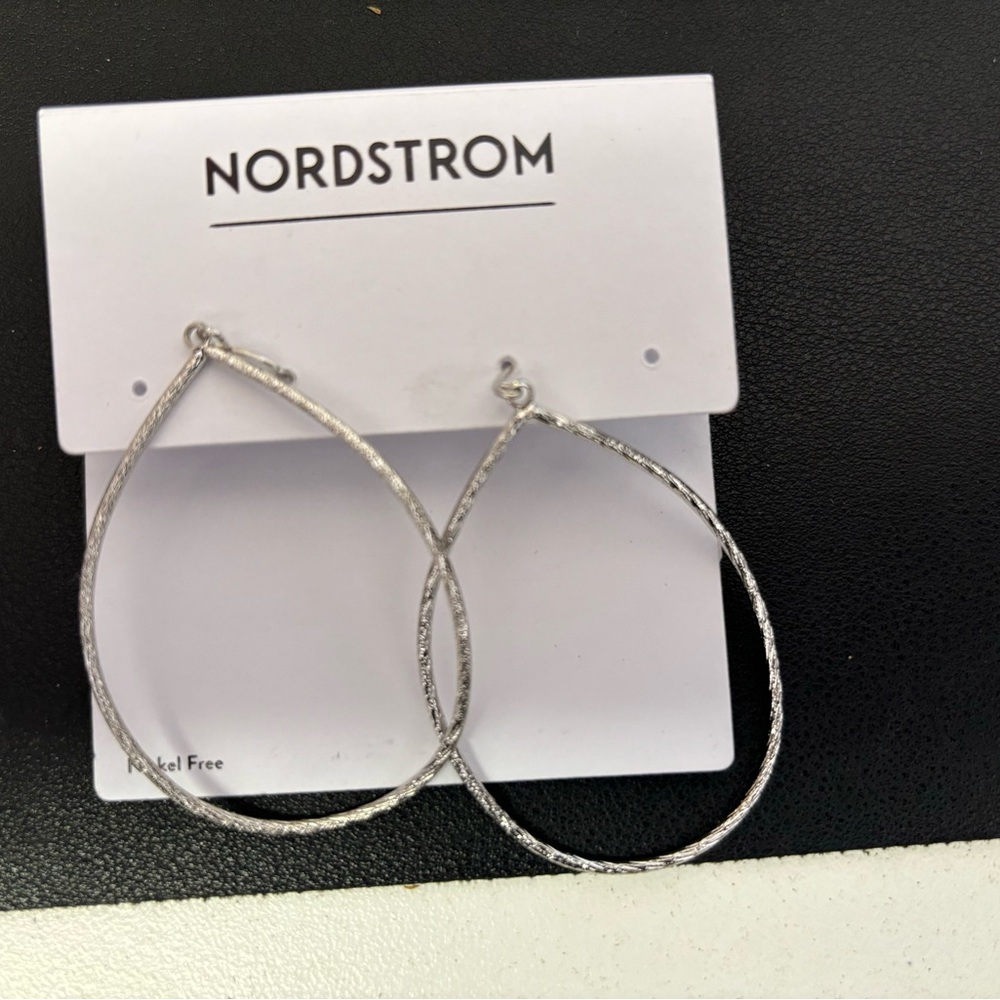 Nordstrom Silver Hoop Earrings
